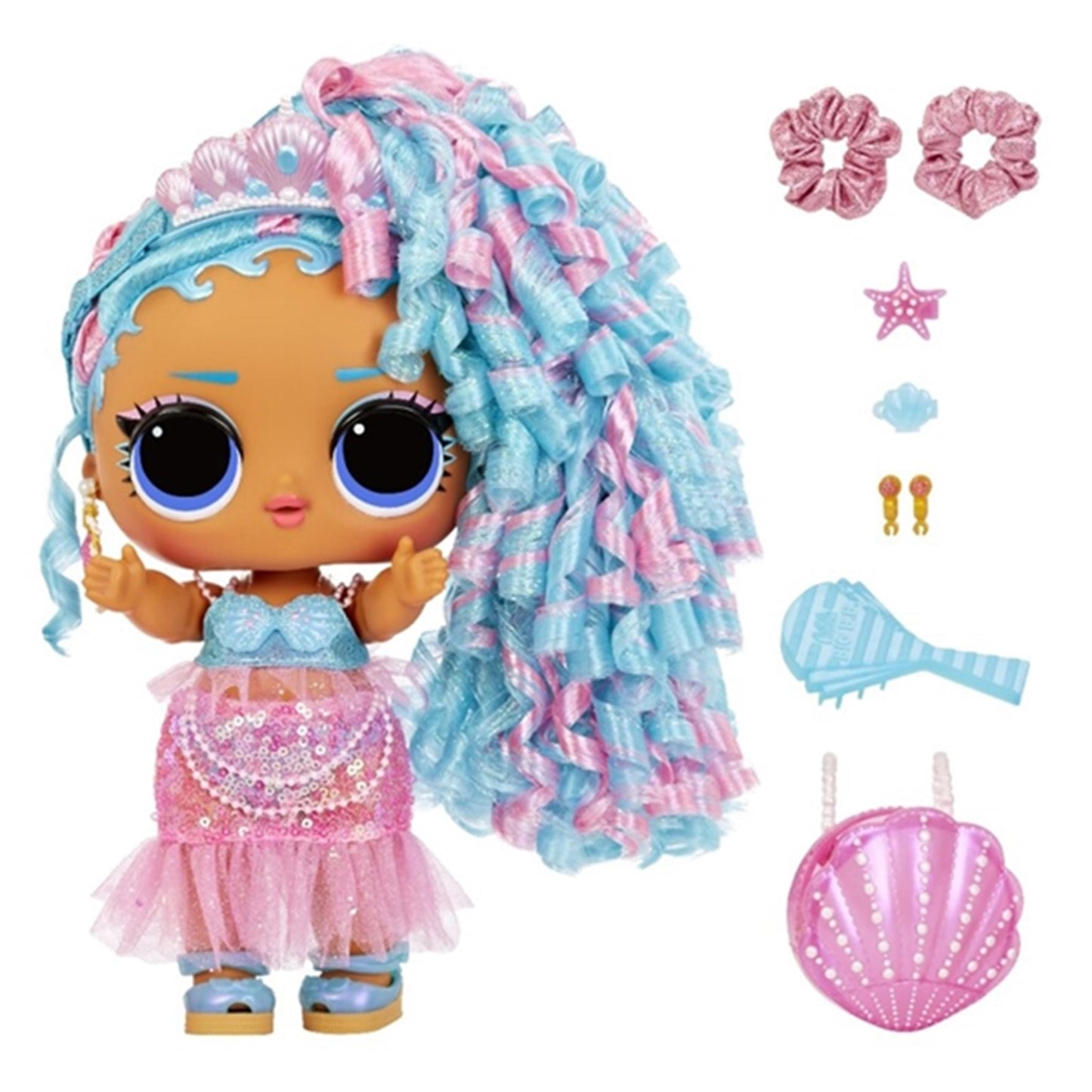 L.O.L. Surprise! Big Baby Hair Hair Hair Doll - Splash Queen