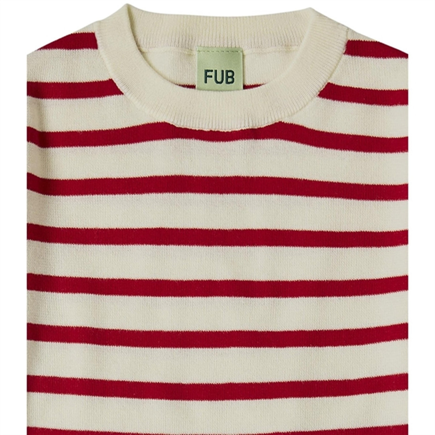 FUB Ecru/Crimson Red Blouse