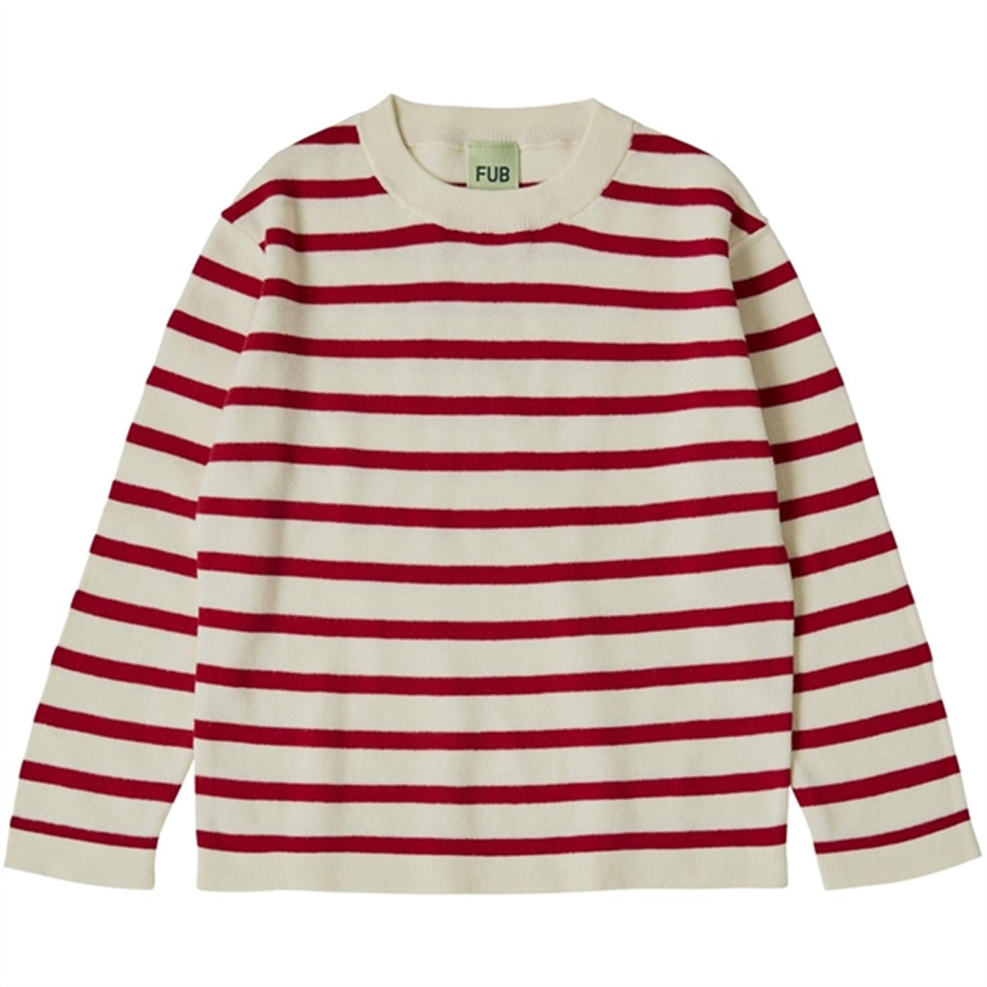 FUB Ecru/Crimson Red Blouse