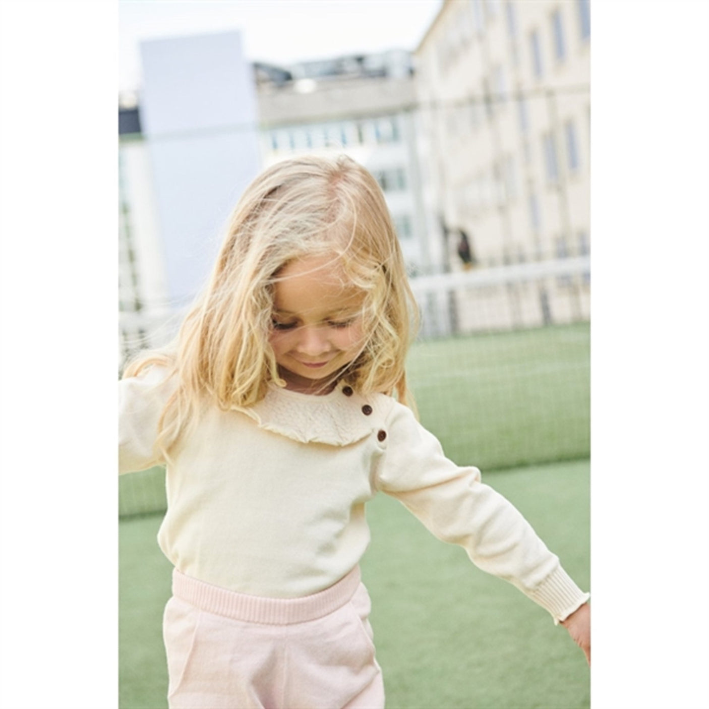 Copenhagen Colors Cream Strik Margueritte Blouse