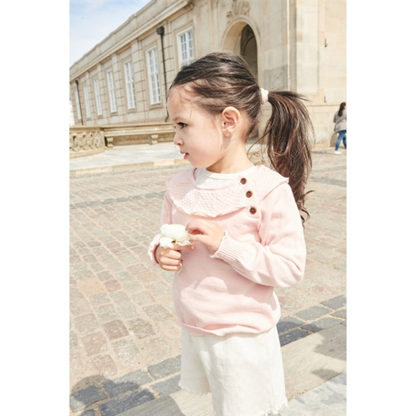 Copenhagen Colors Dusty Rose Knit Margueritte Blouse