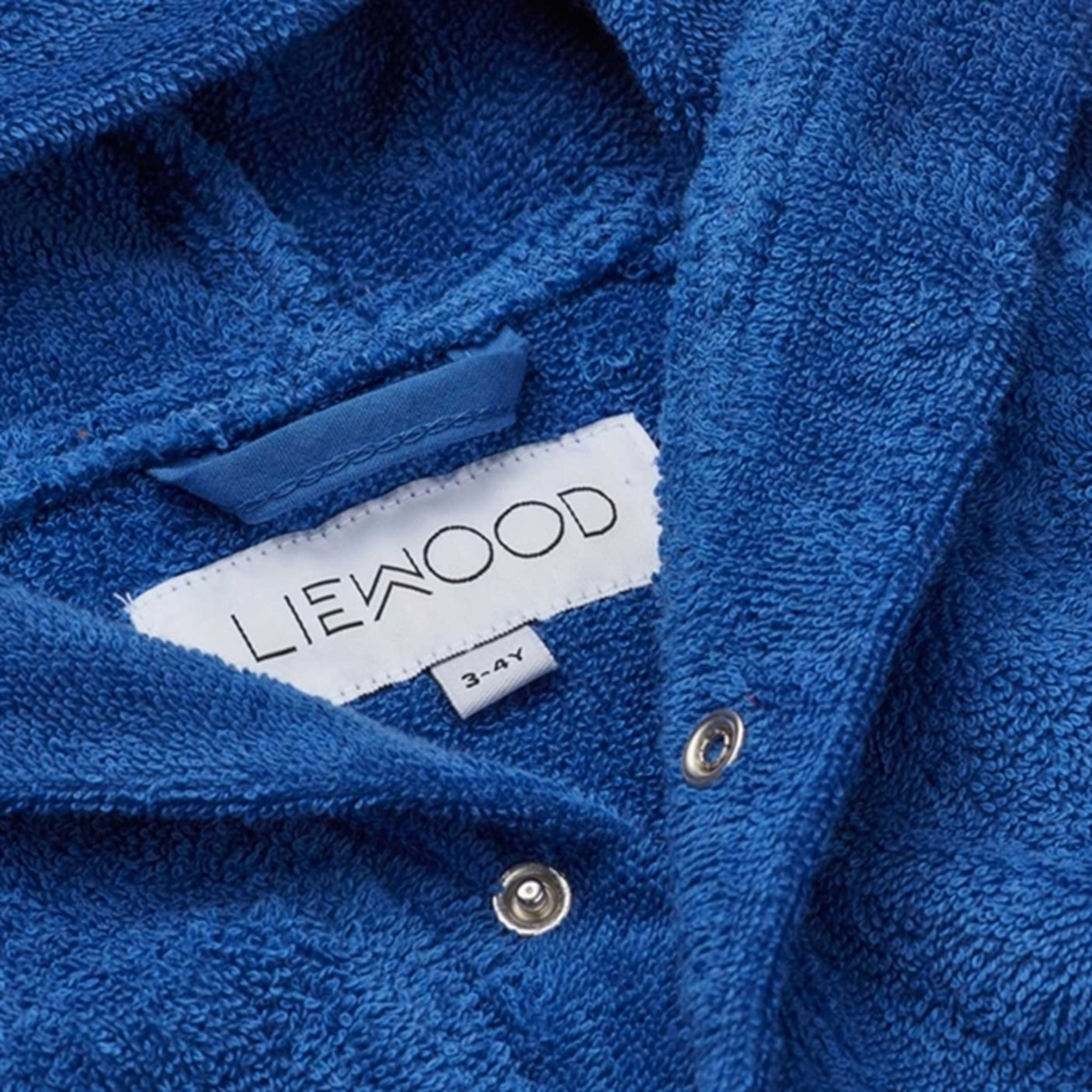 Liewood Lily Bathrobe Dino/Surf Blue