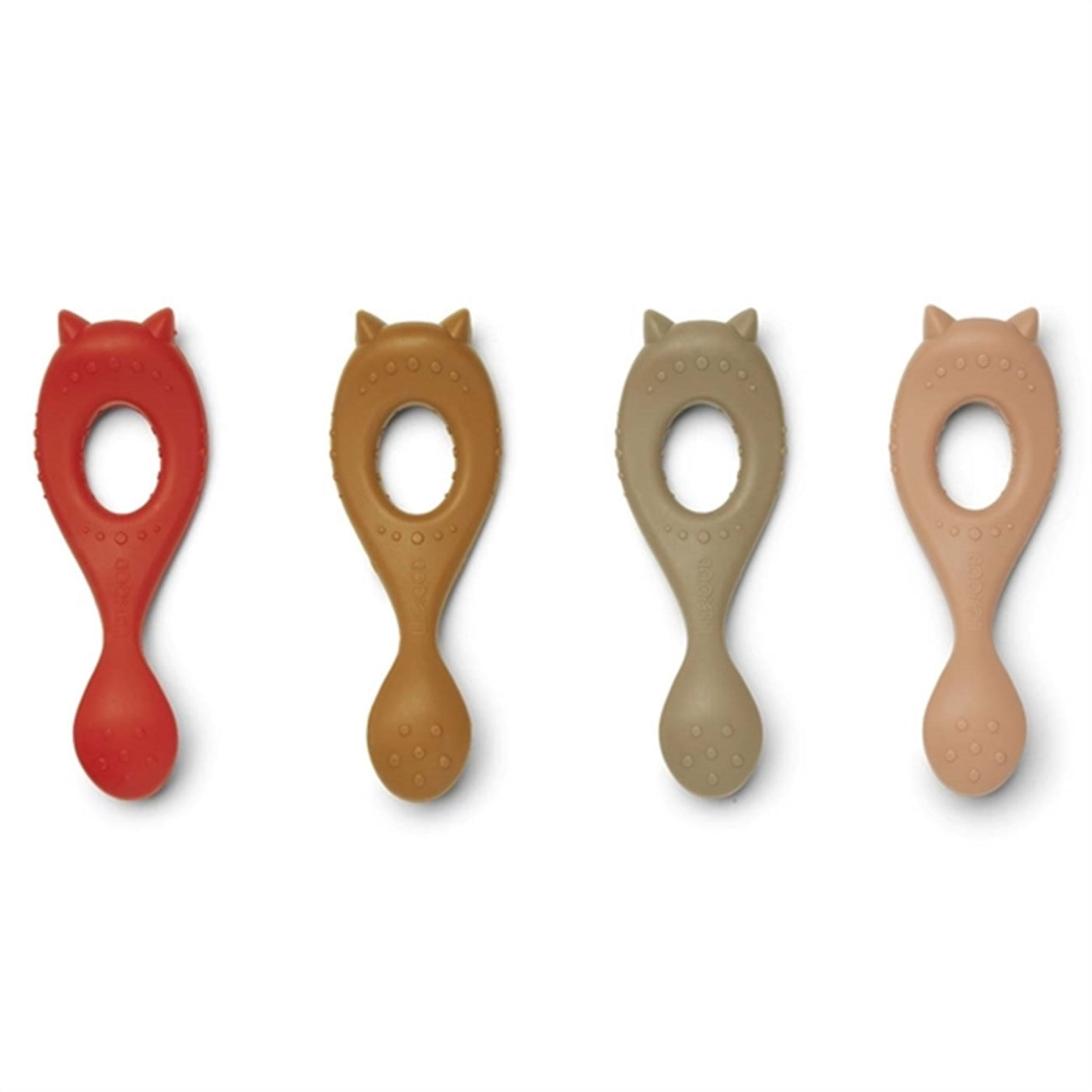 Liewood Liva Silicone Spoon 4-Pack Multi Mix