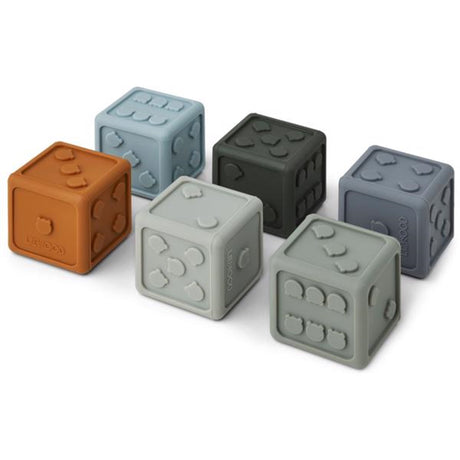 Liewood Gloria Dices 6-pack Blue Multi Mix