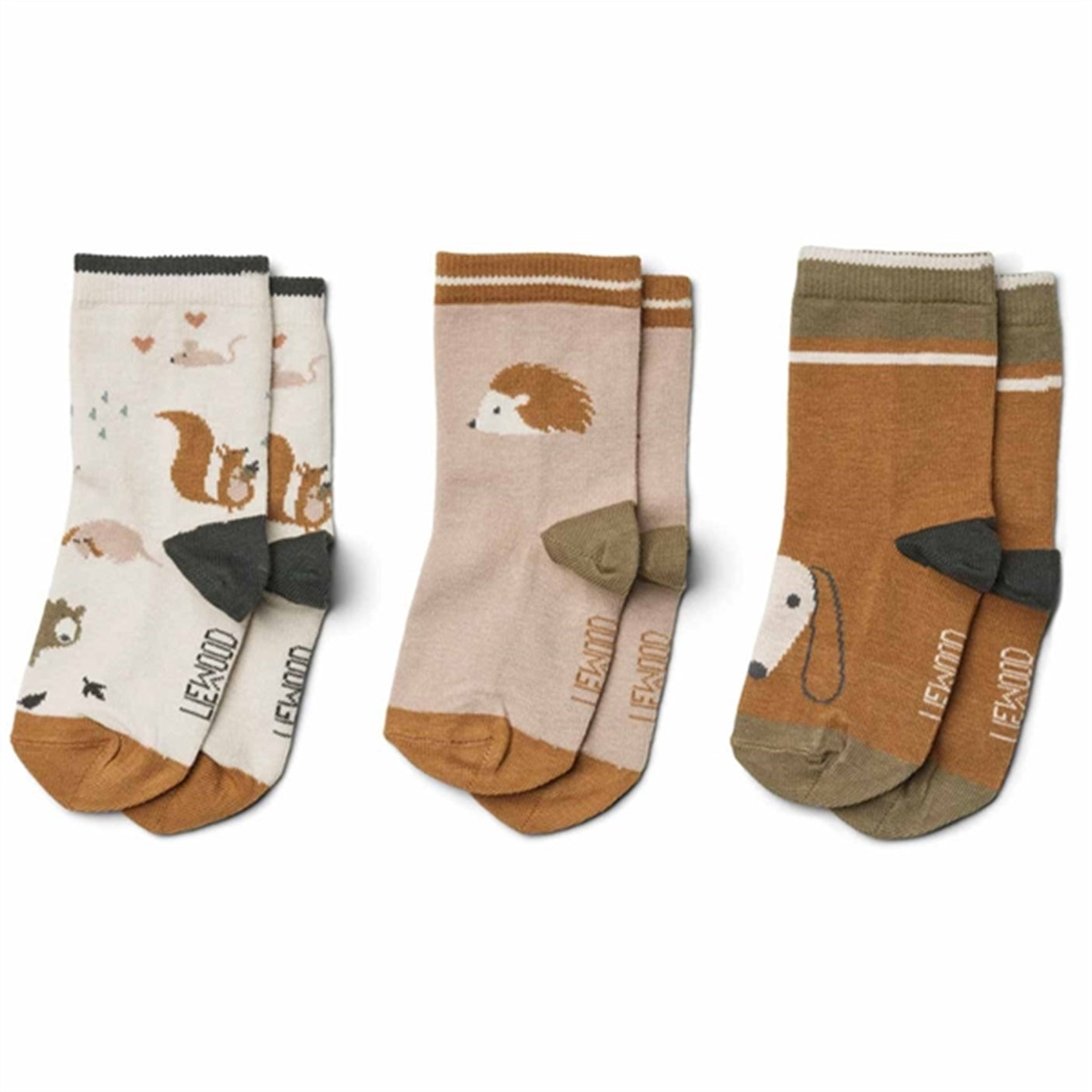 Liewood Silas Cotton Socks 3 Pack Friendship Sandy Mix