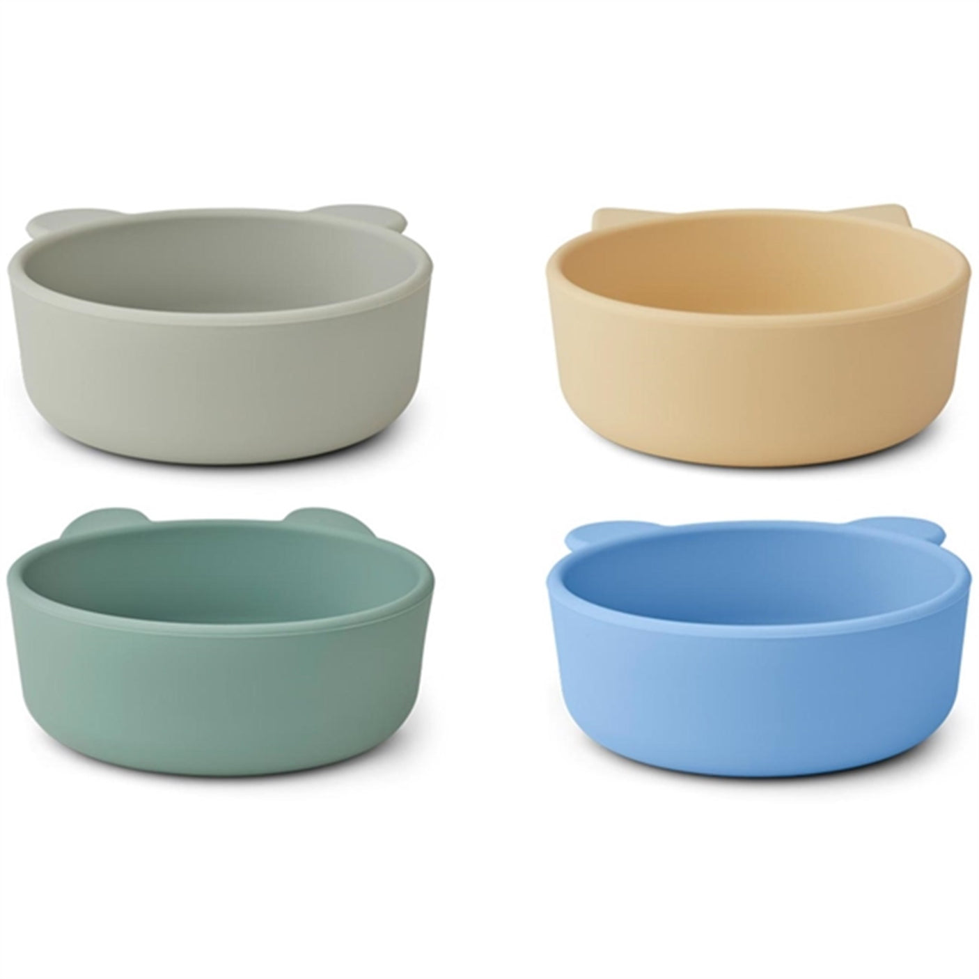 Liewood Iggy Silicone Bowl 4-Pack Peppermint Multi Mix