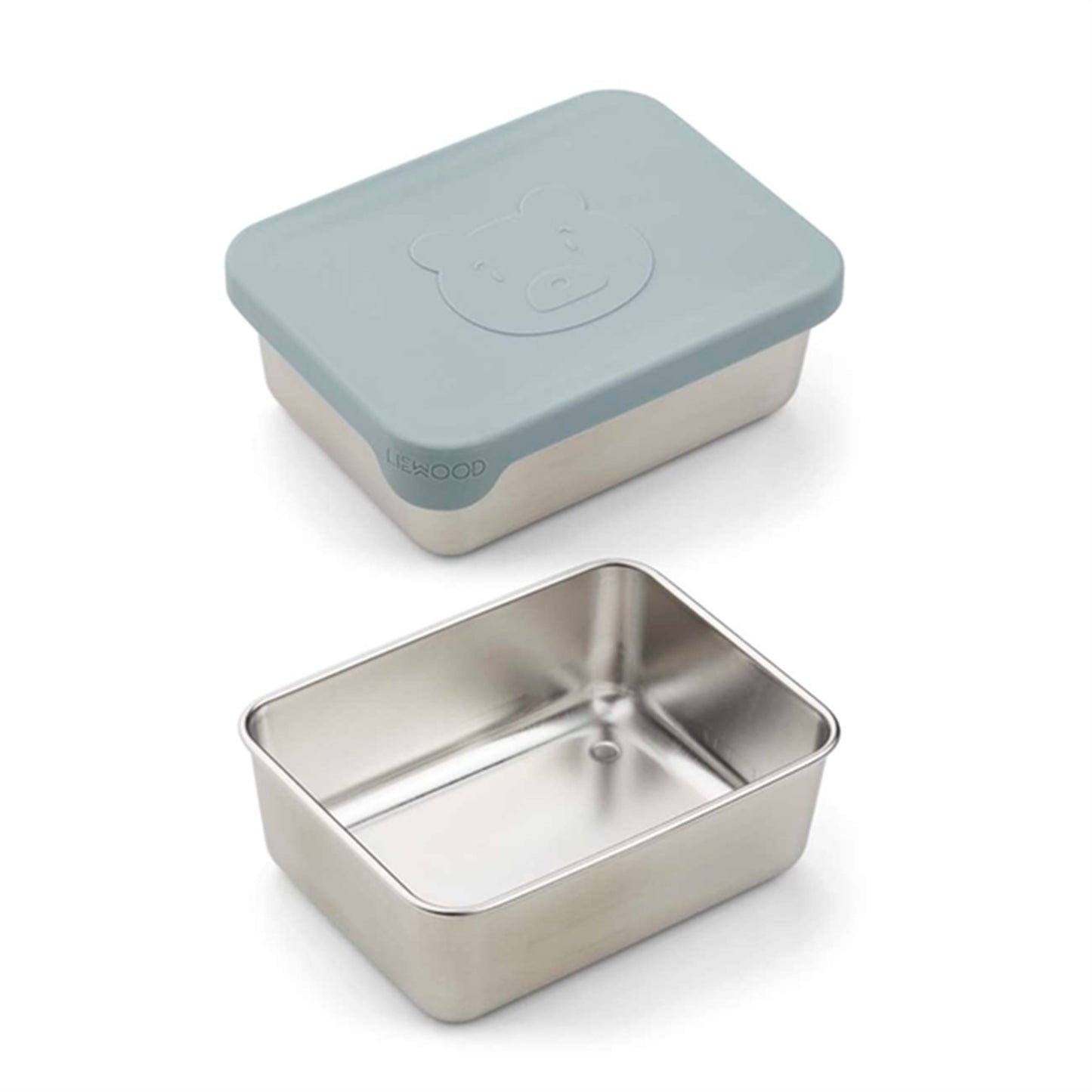 Liewood Ako Snack Box Mr. Bear Sea Blue