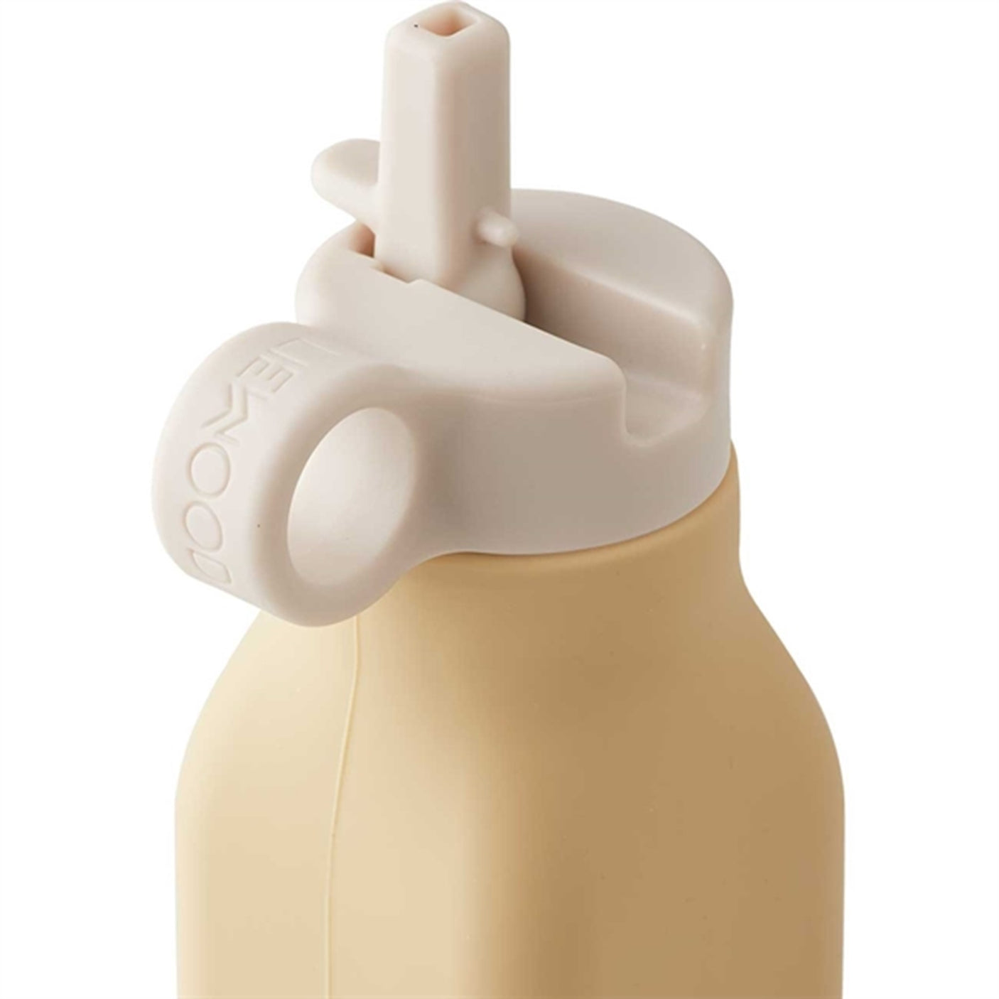 Liewood Warren Water Bottle Cat Wheat Yellow