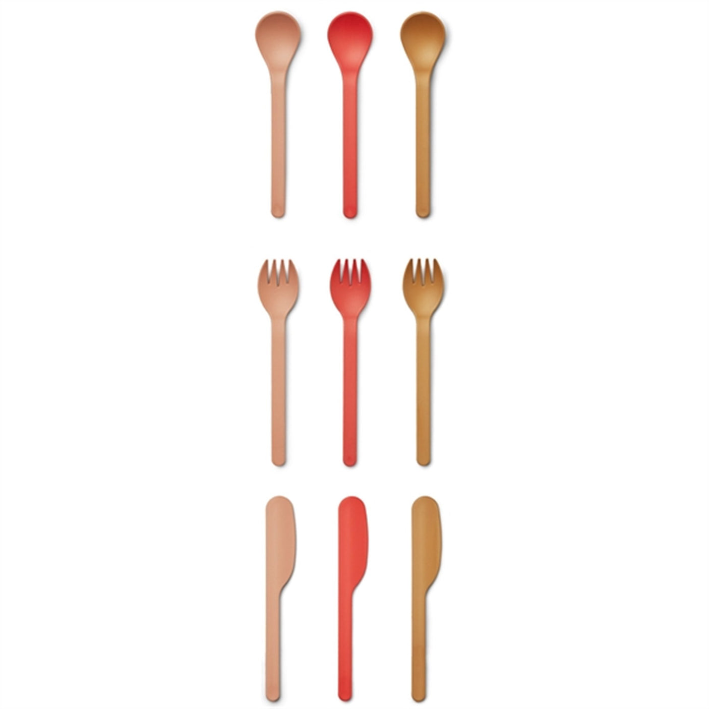 Liewood Ryan Cutlery 9-Pack Tuscany Rose Multi Mix