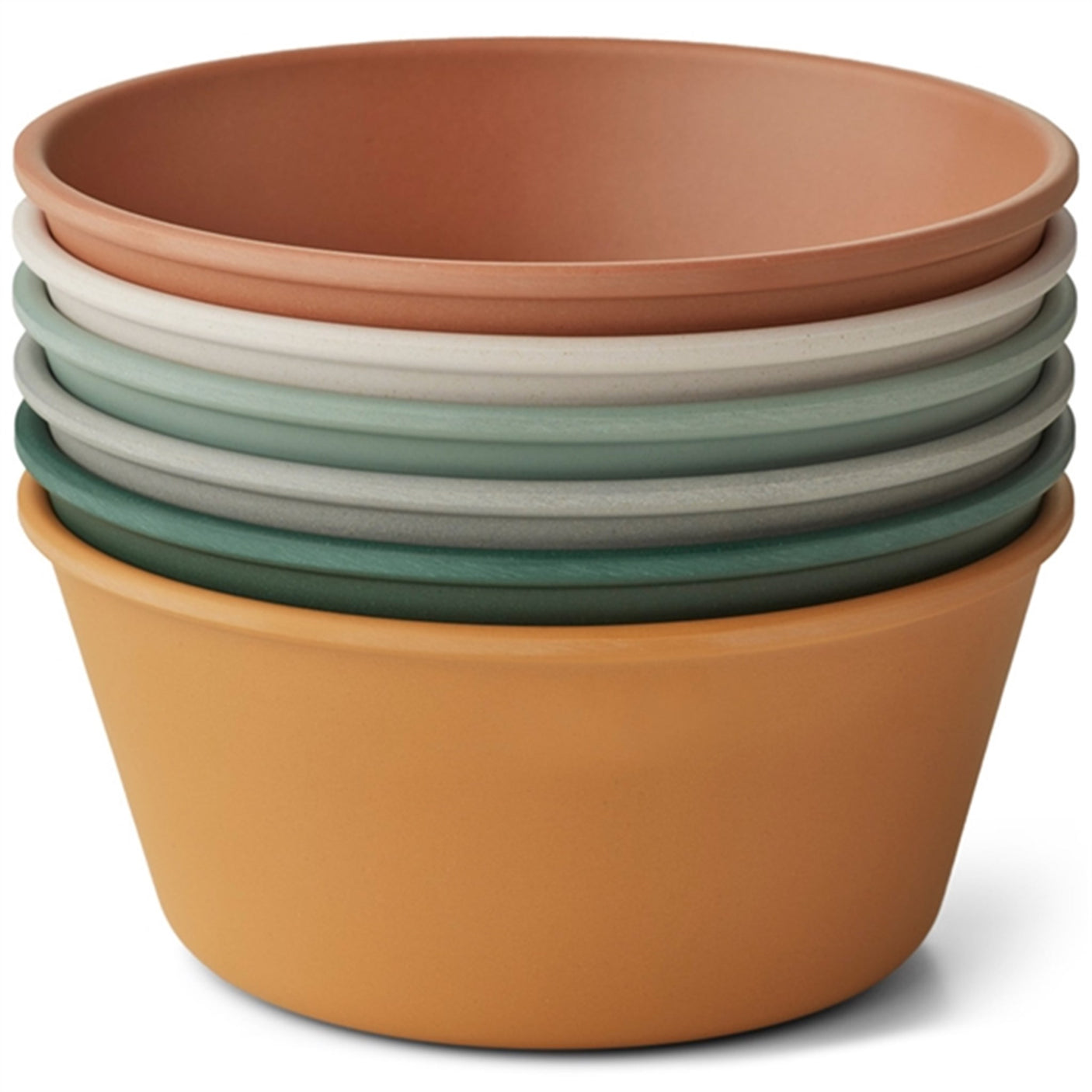 Liewood Irene Bowls 6-pak Mustard Multi Mix