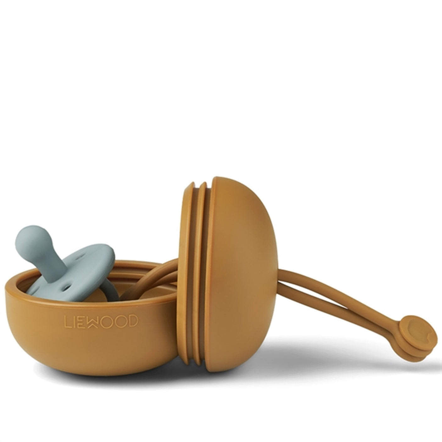 Liewood Philip Pacifier Box Golden Caramel 4