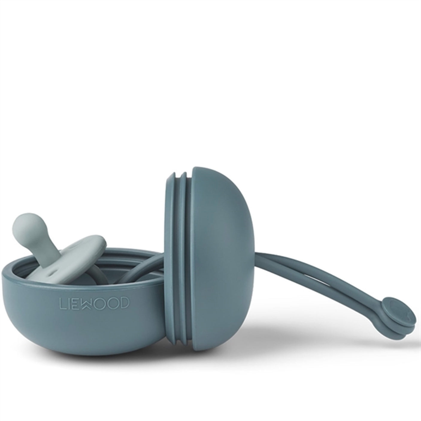 Liewood Philip Pacifier Box Whale Blue