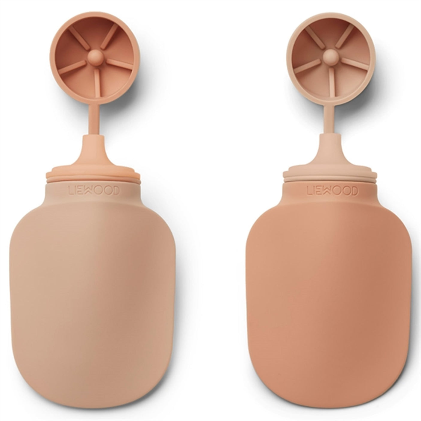 Liewood Silvia Silicone Smoothie bottle 2-pack Rose Mix
