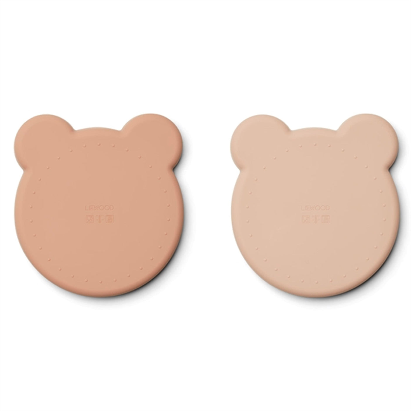 Liewood Marty Plate 2-Pak Mr Bear Rose Mix