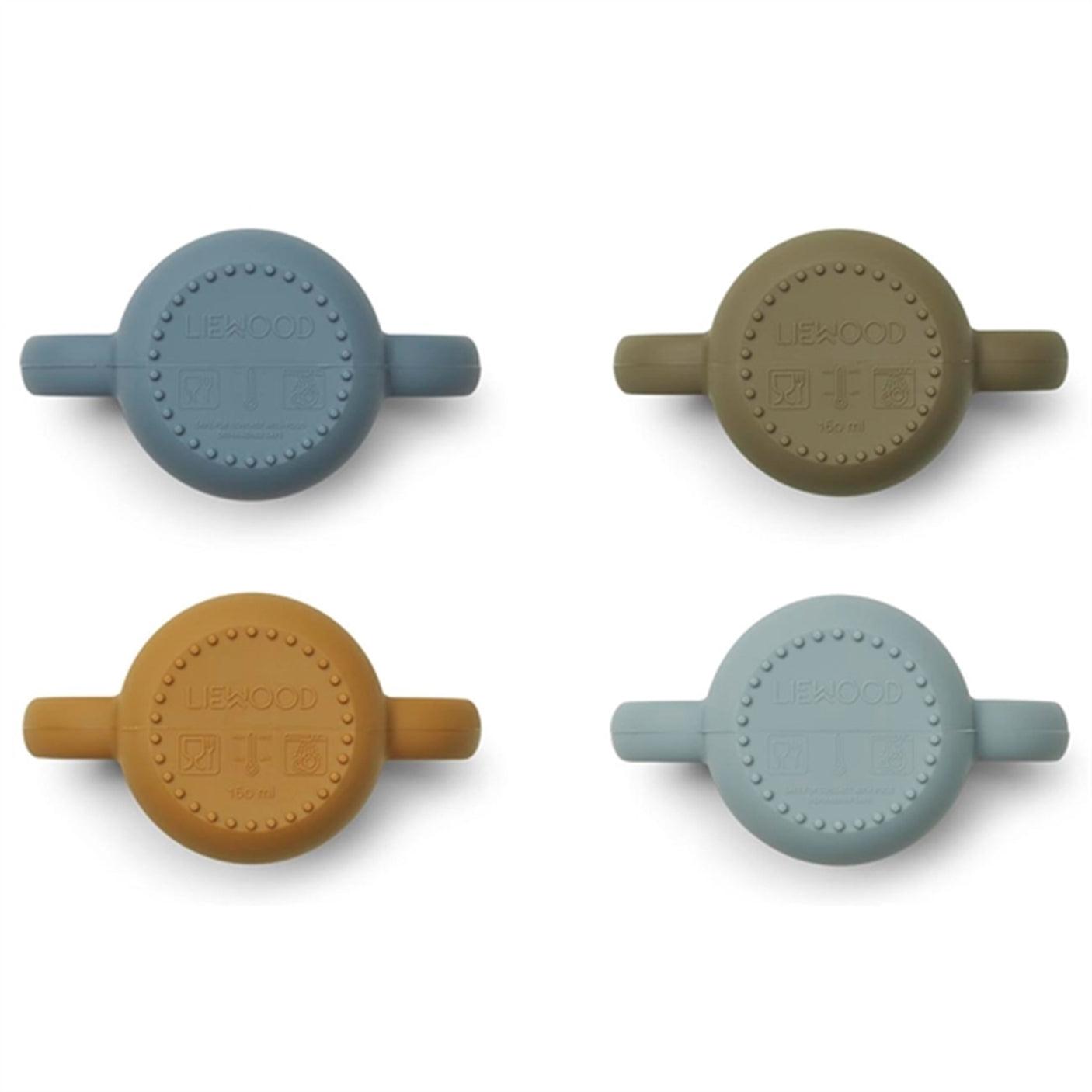 Liewood Gene Silicone Cup 4-Pak Bluse Multi Mix