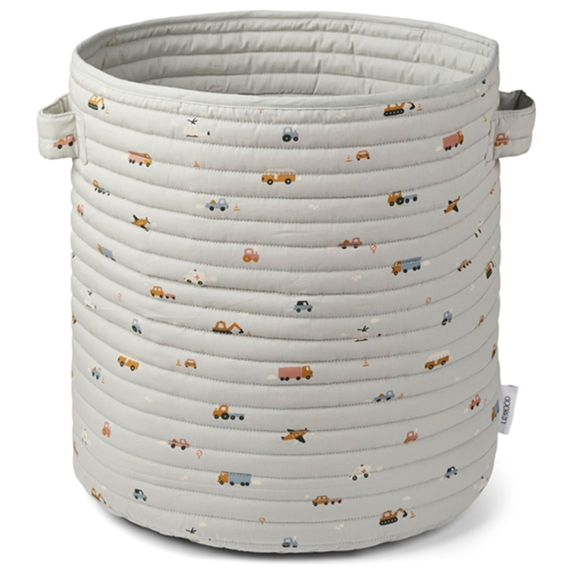 Liewood Lia Quilted Basket Vehicles Dove Blue Mix