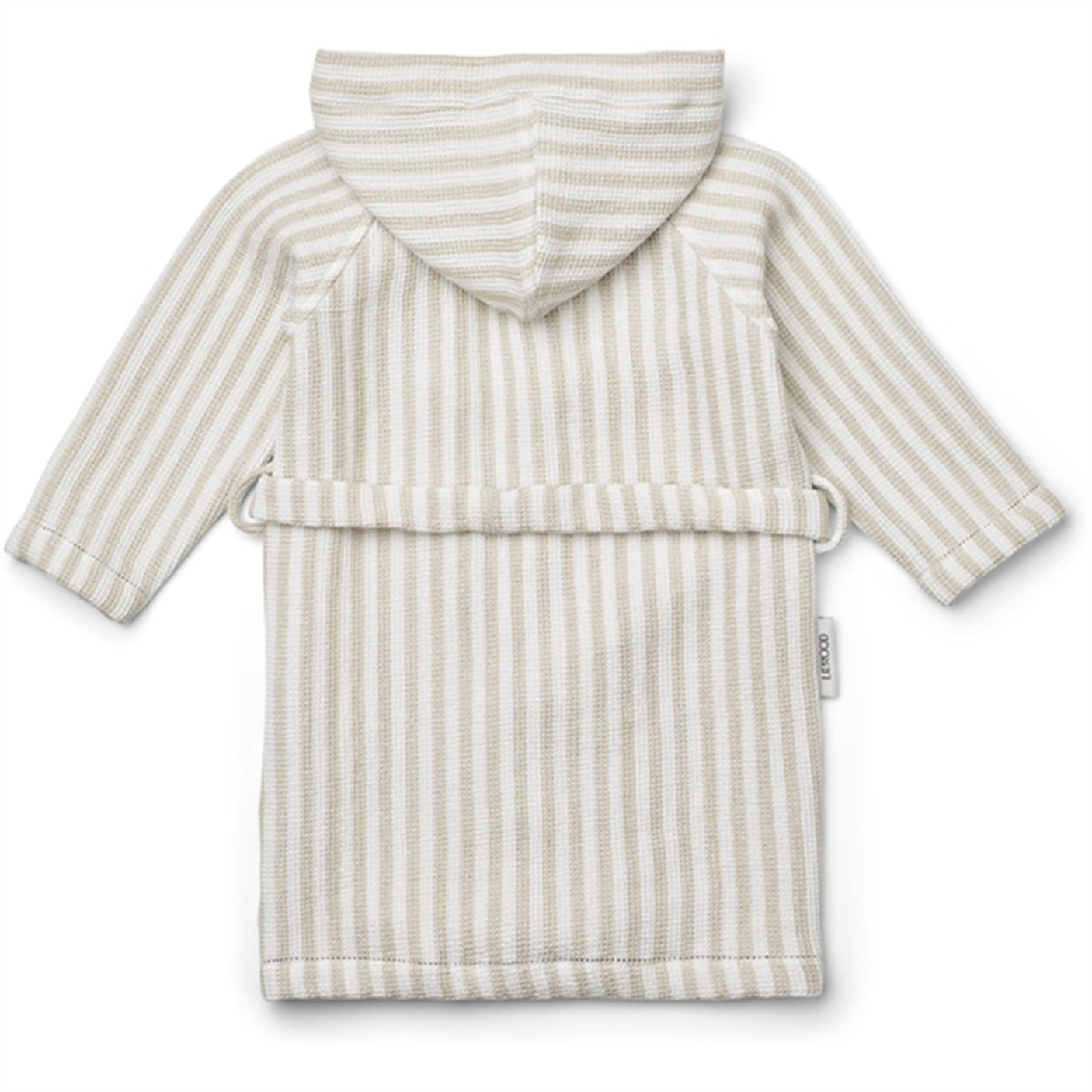 Liewood Gray Bathrobe Y/D Stripe Crisp White/Sandy