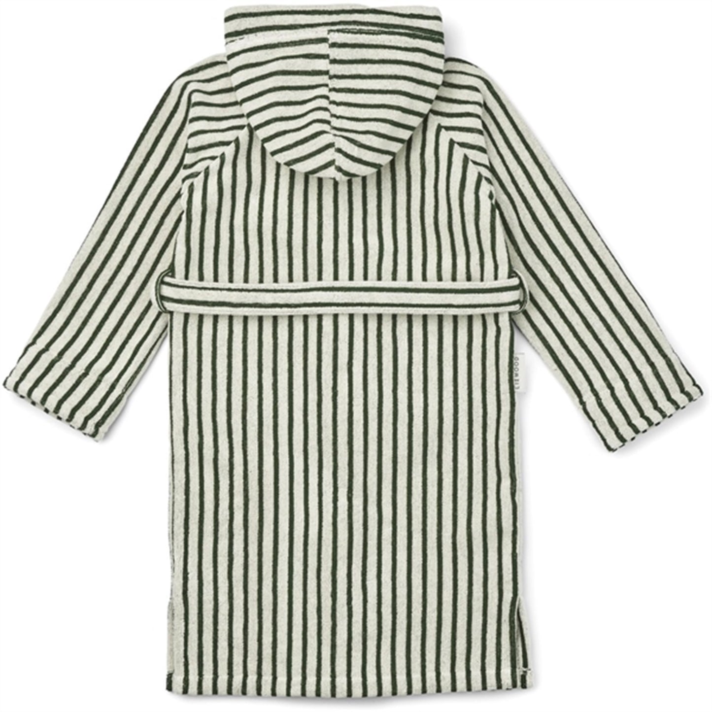 Liewood Leo Bathrobe Y/D Stripes Garden Green/Creme De La Creme
