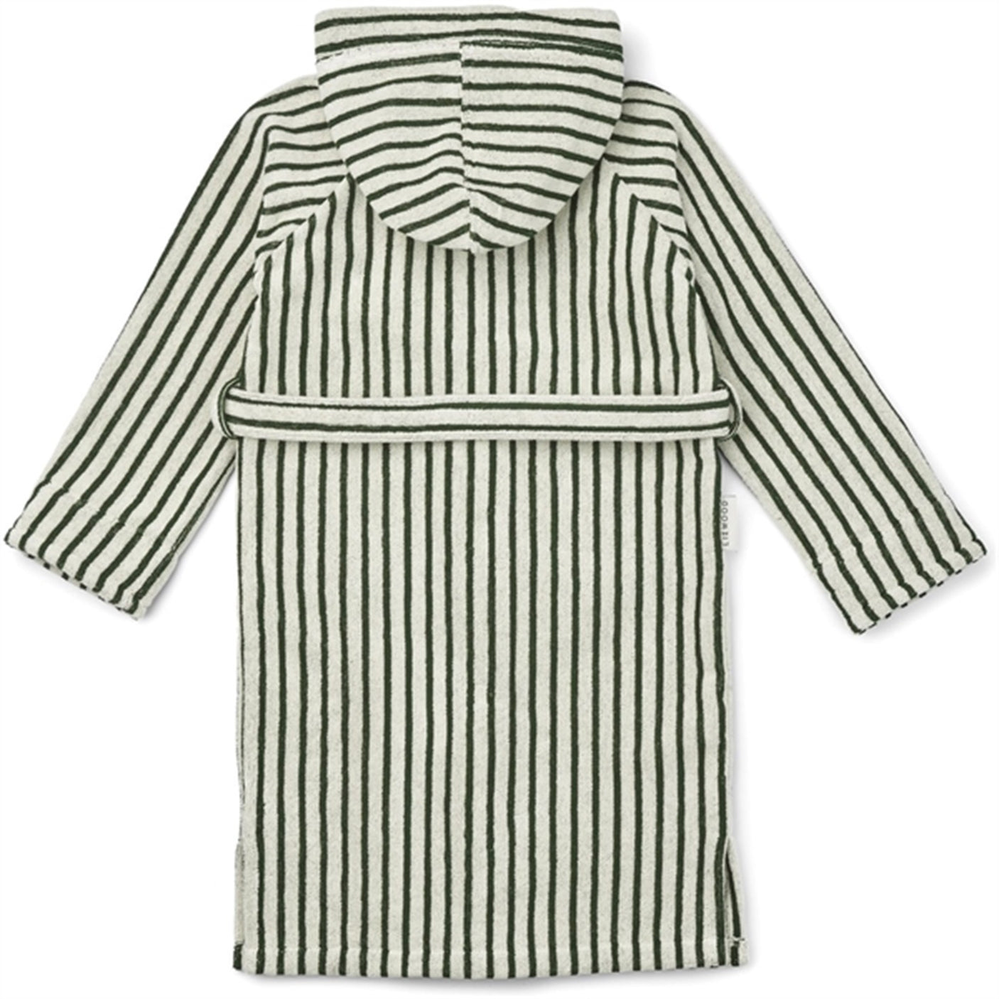 Liewood Leo Bathrobe Y/D Stripes Garden Green/Creme De La Creme