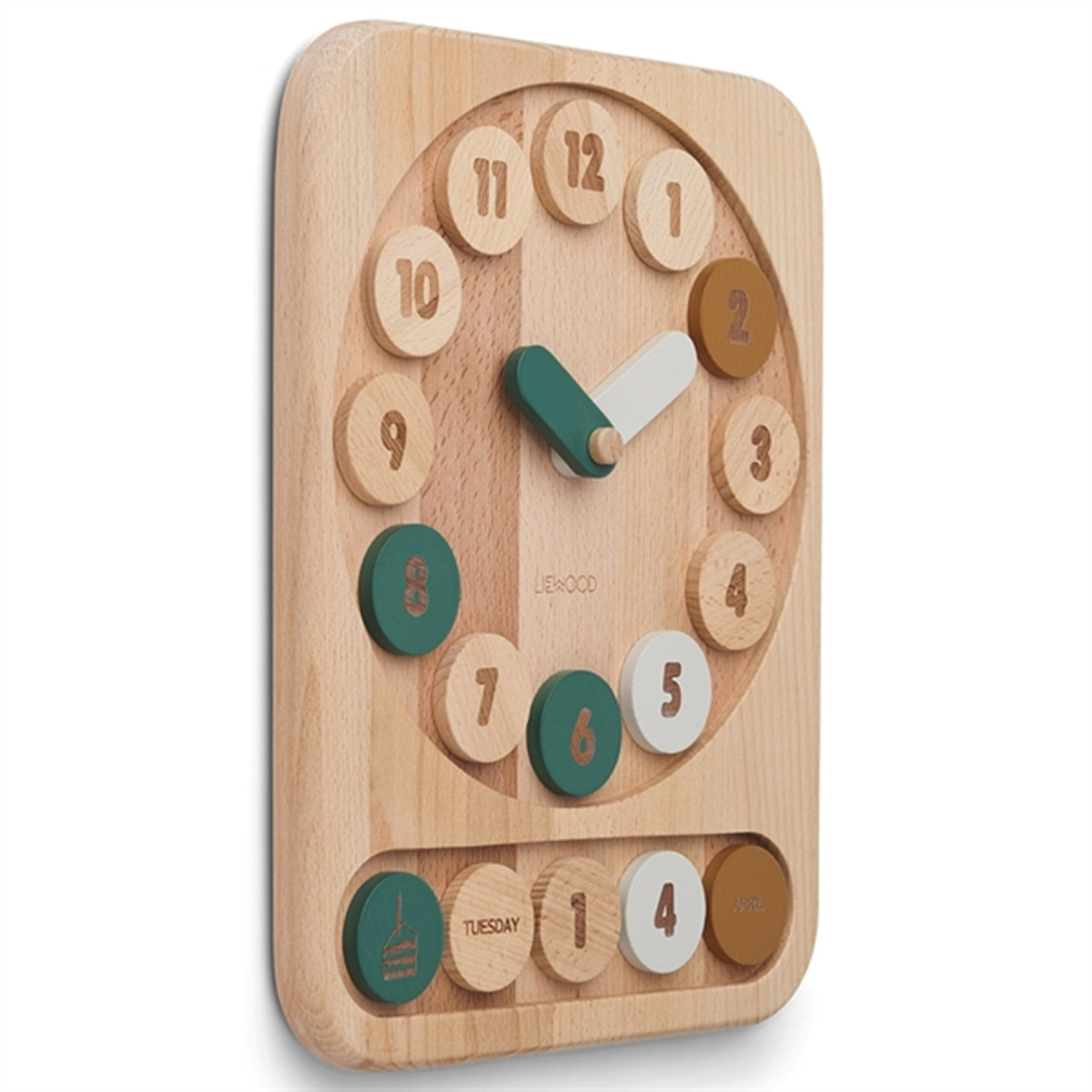 Liewood Yelena Toys Clock Hunter Green Multi Mix