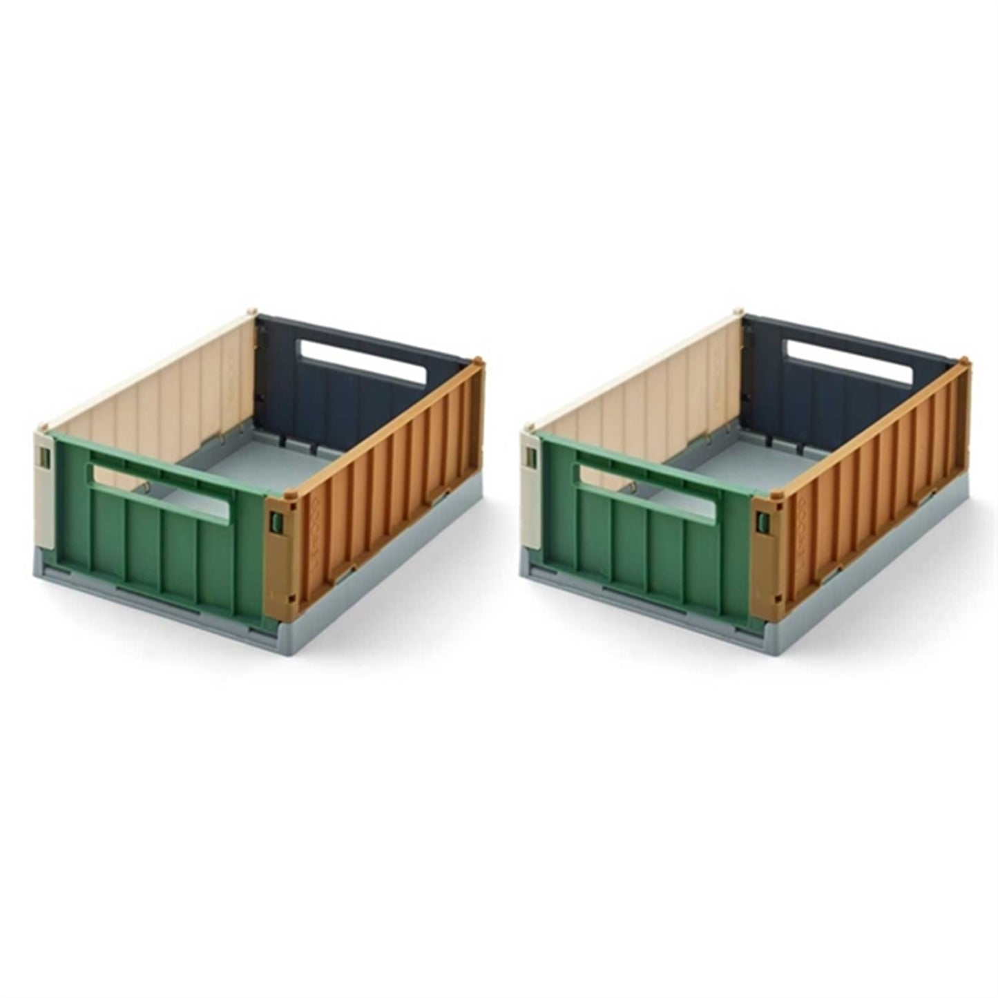 Liewood Weston Storage Box S Sea Blue Mix 2-Pack