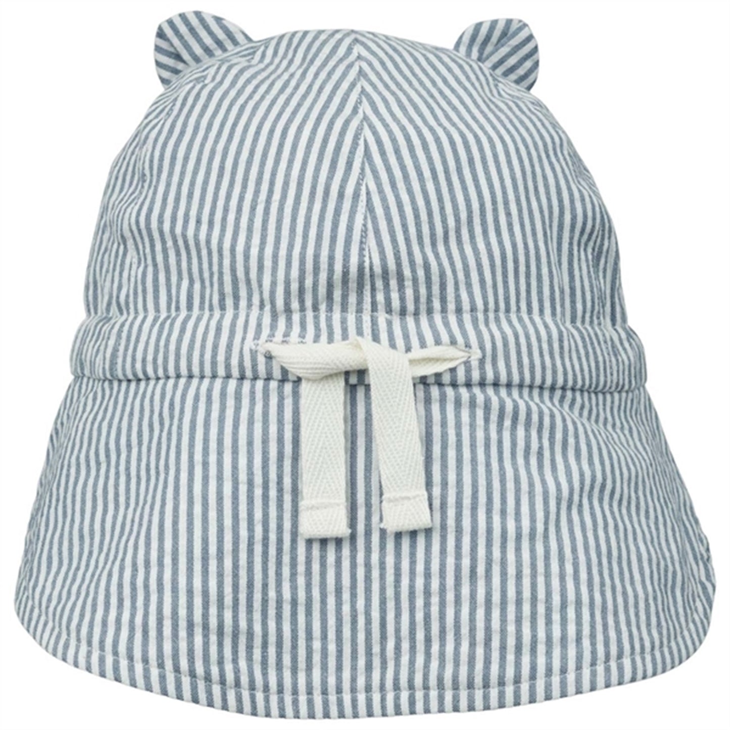 Liewood Gorm Sun Hat Stripe Blue Wave/Creme de la Creme