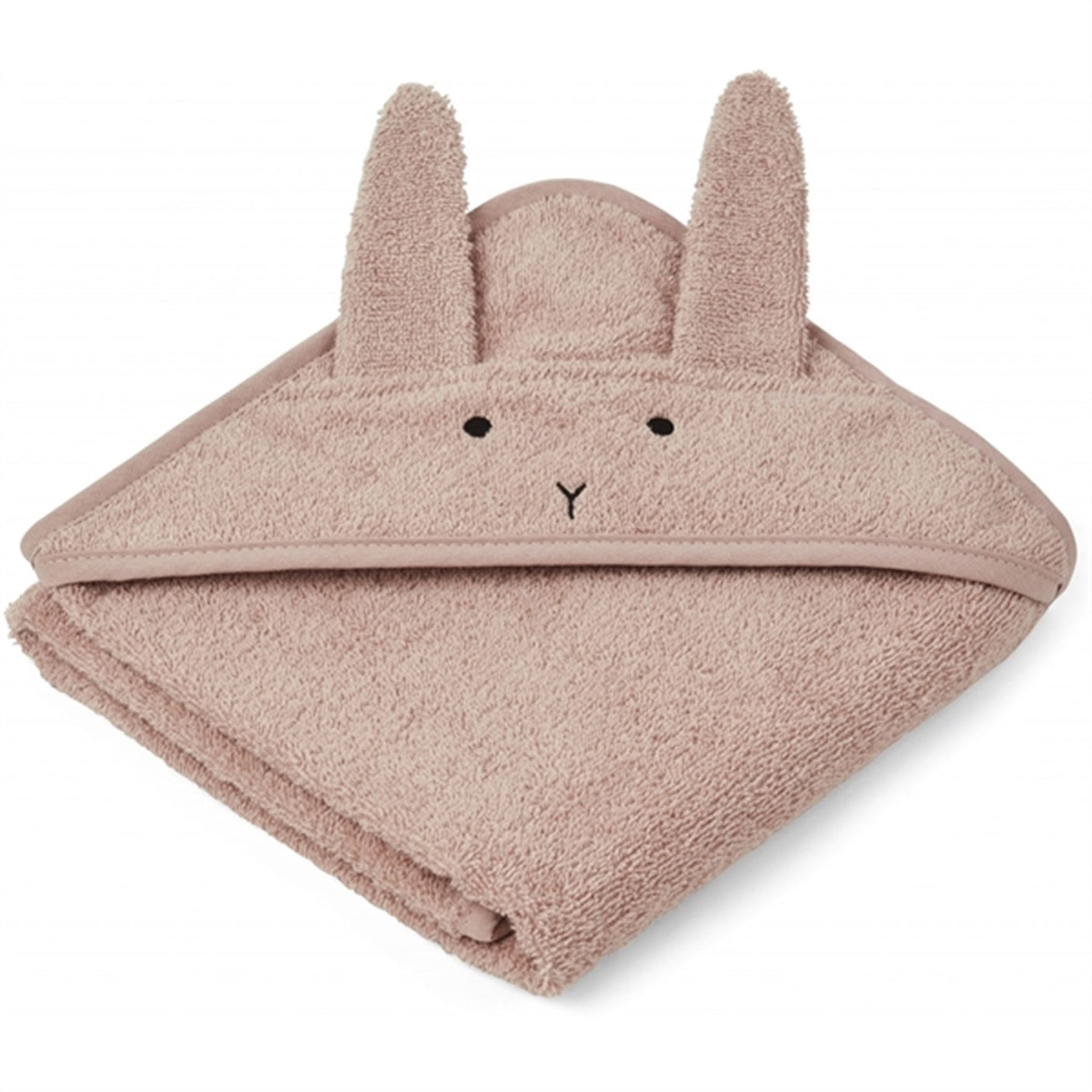 Liewood Albert Hooded Towel Rabbit Rose