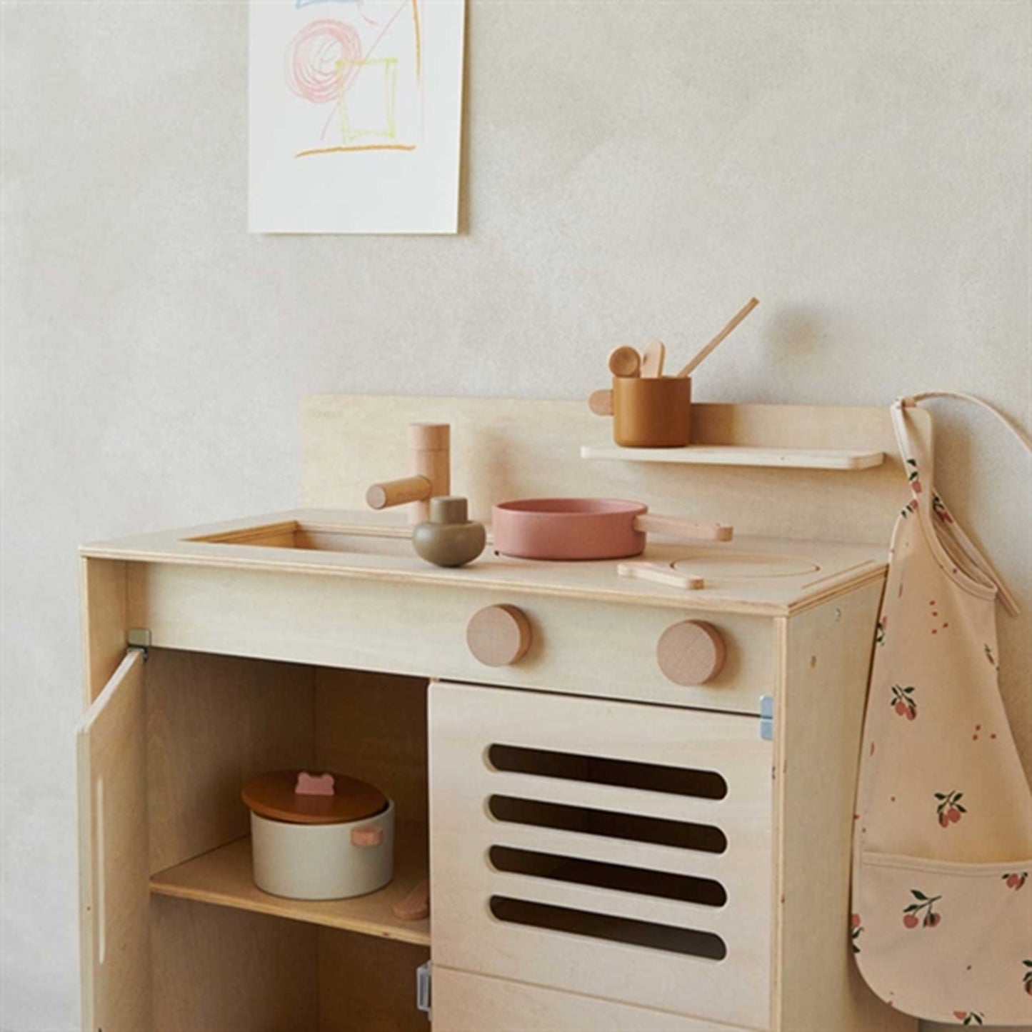 Liewood Lai Bib Sunset/Apple Blossom Mix