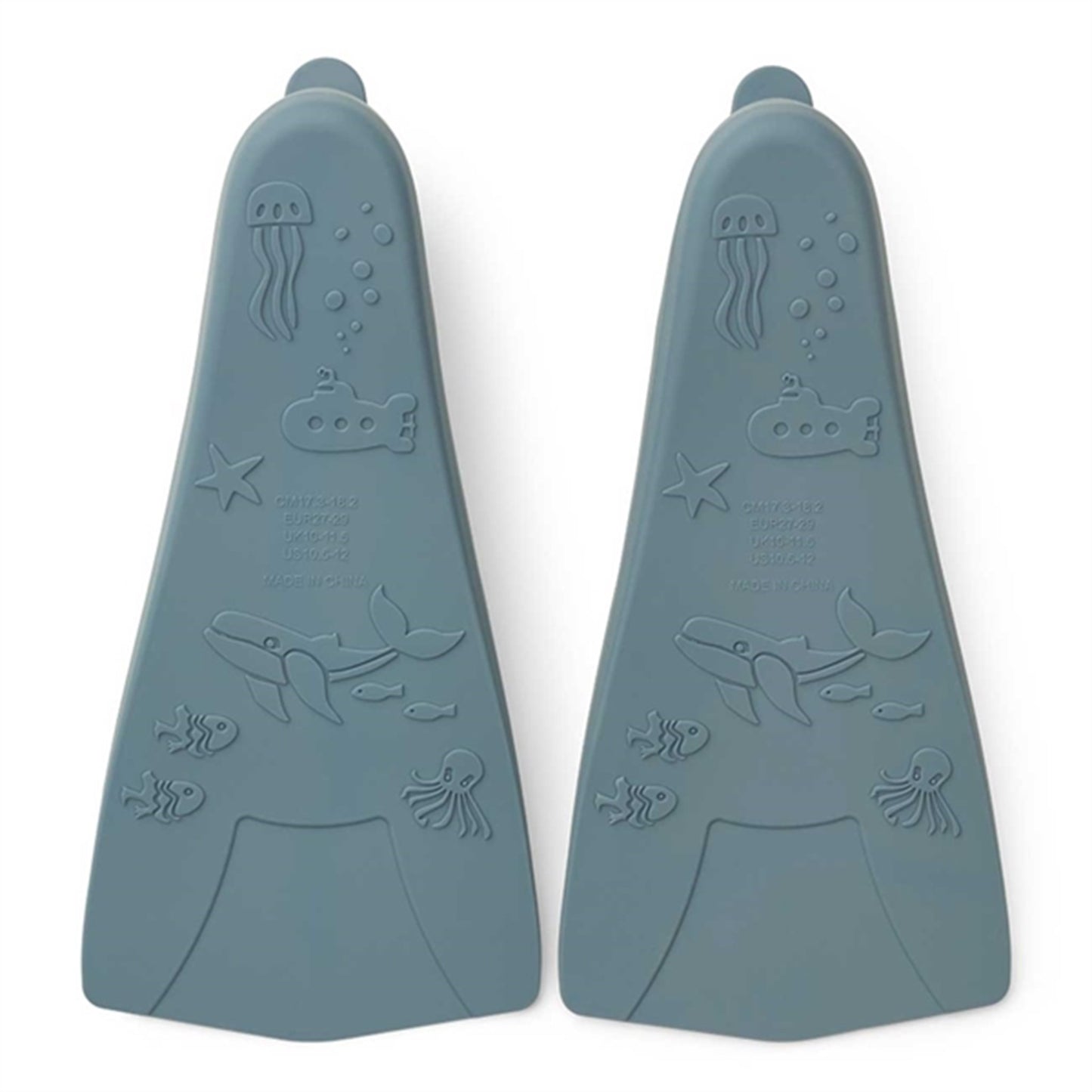 Liewood Gustav Swim Fins Whale Blue