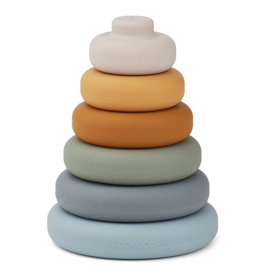 Liewood Dag Stacking Tower Blue Multi Mix