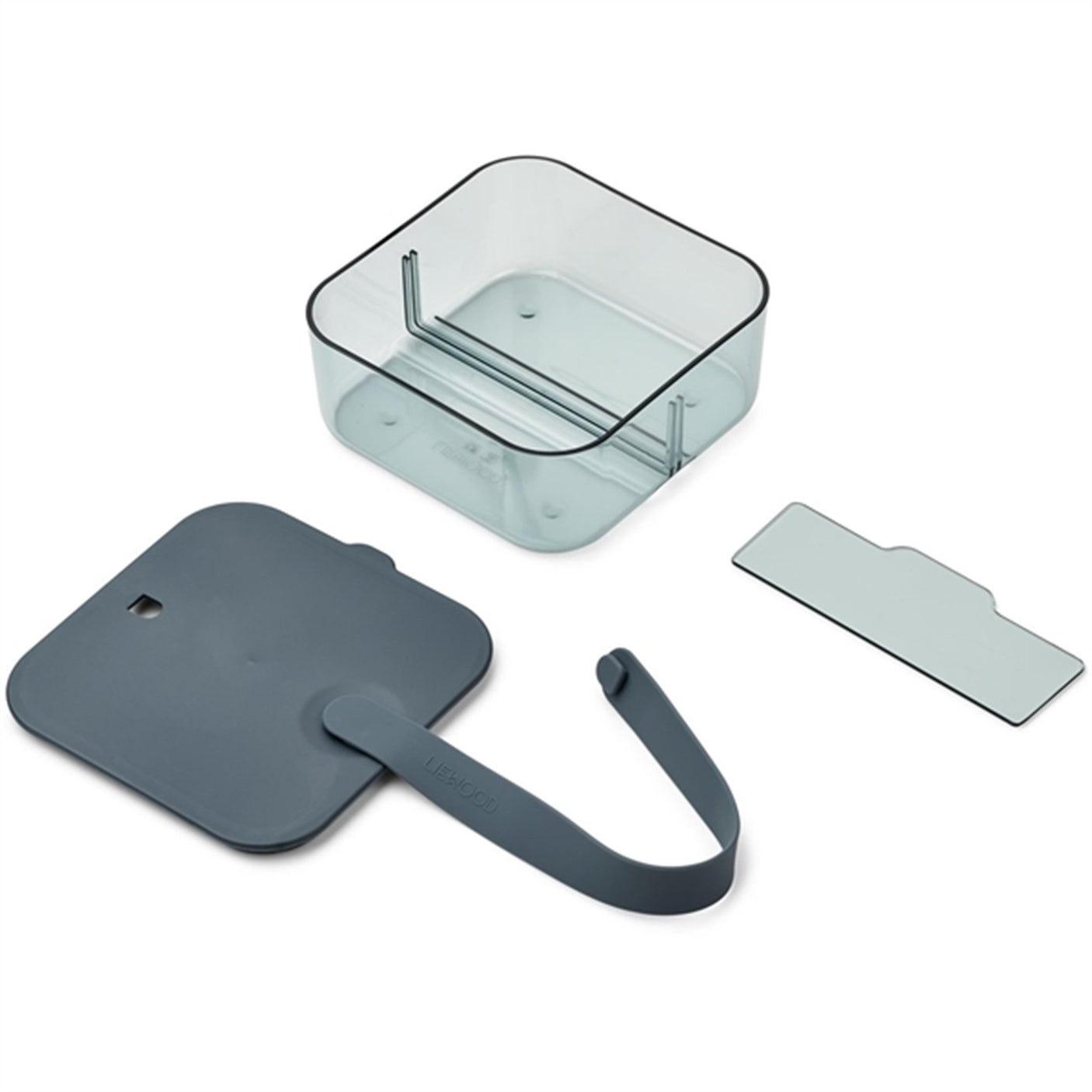 Liewood Carin Lunch Box Small Whale Blue/Sea Blue