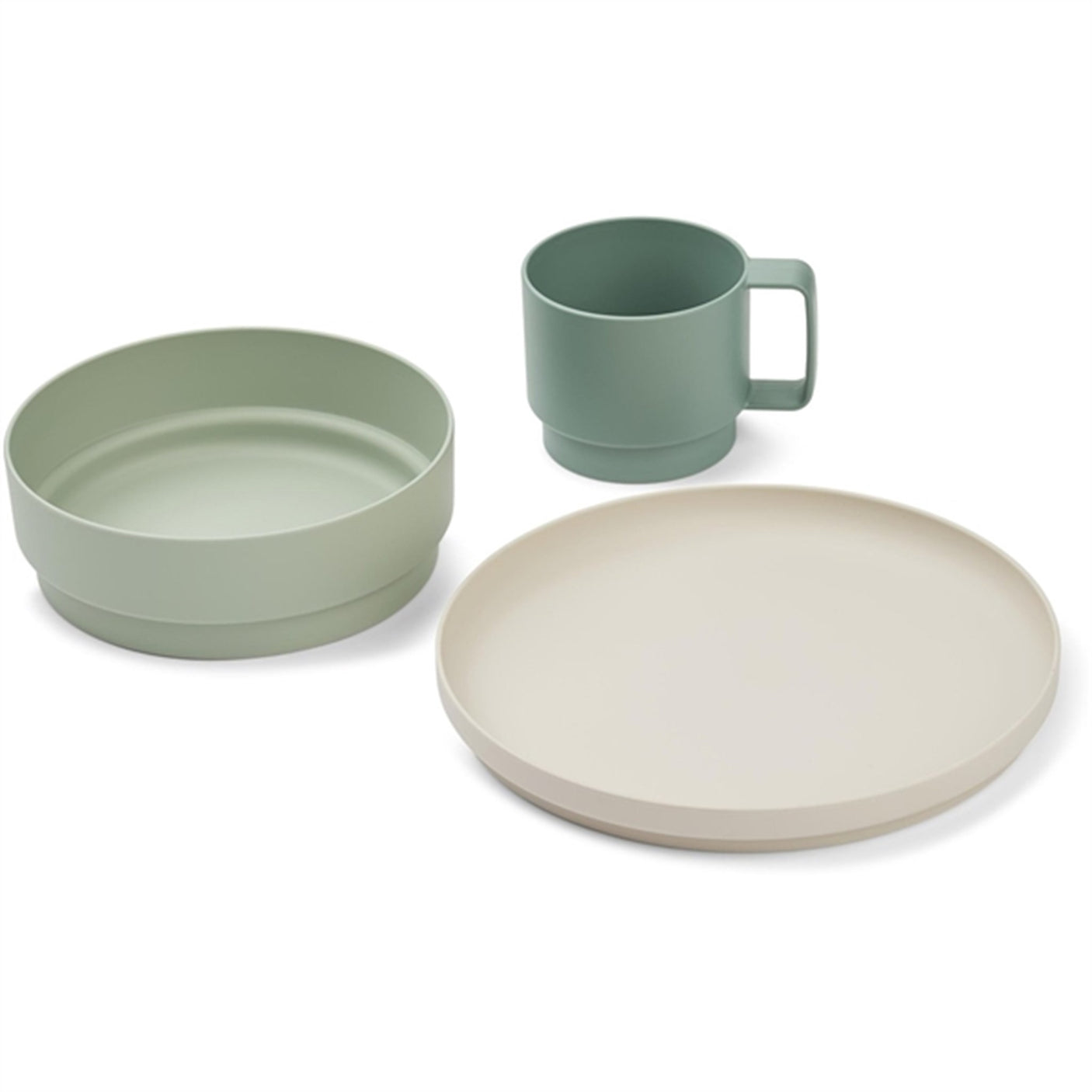 Liewood Walt Dinner Set Dusty Mint Mix