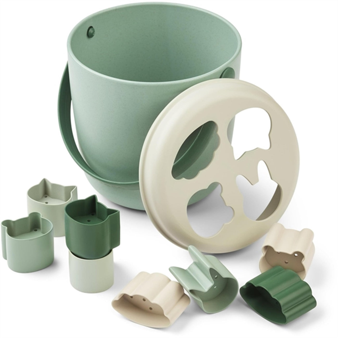 Liewood Jorn Beach Bucket Peppermint Multi Mix