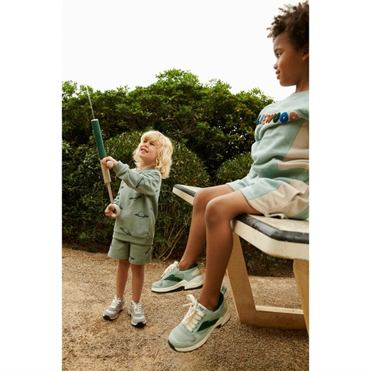 Liewood Planets/Peppermint Thora Printed Sweatshirt