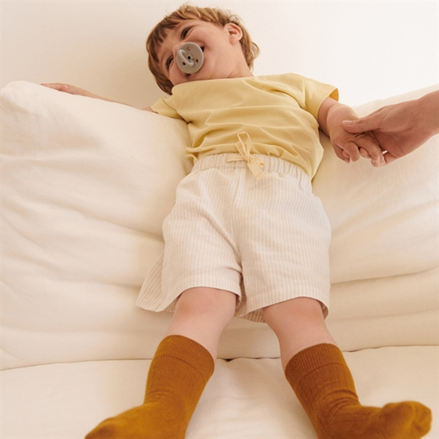 Liewood Madison Y/D Stripe Shorts Y/D Stripe Crisp White/Sandy