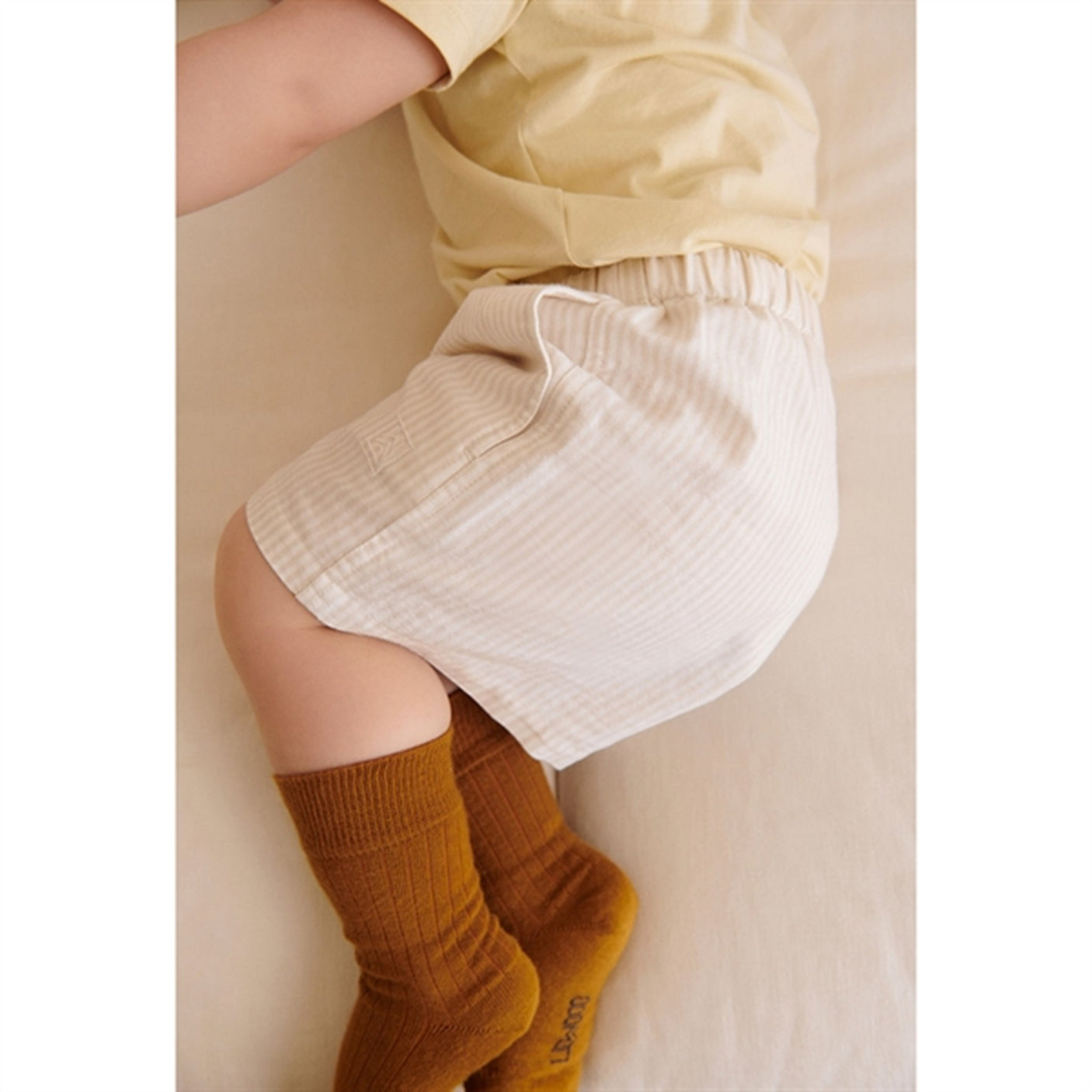 Liewood Madison Y/D Stripe Shorts Y/D Stripe Crisp White/Sandy