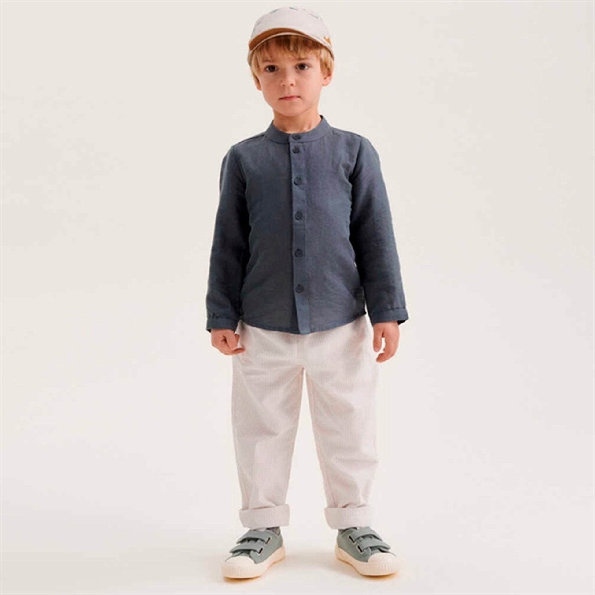 Liewood Orlando Y/D Stripe Pants Y/D Stripe Crisp White/Sandy