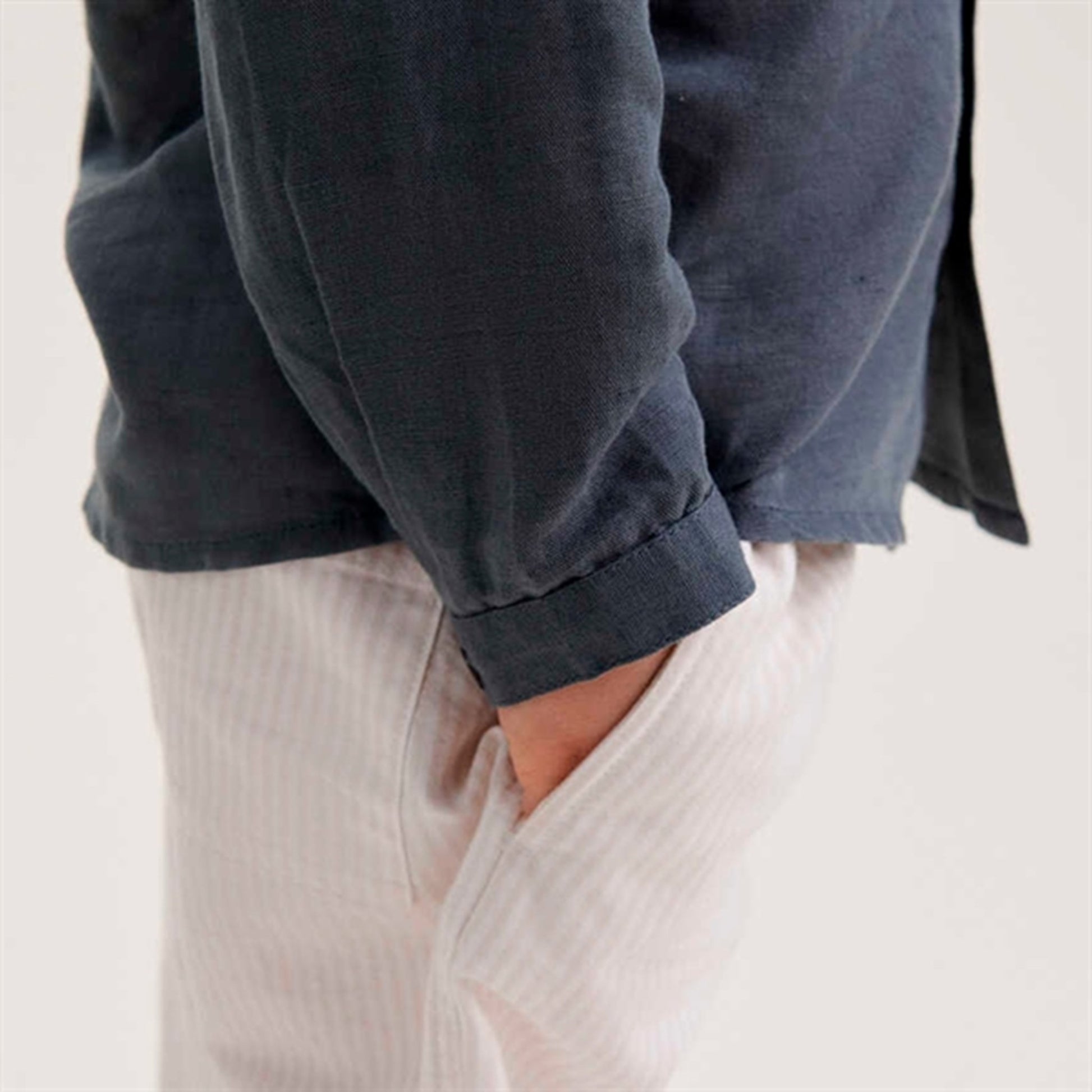 Liewood Orlando Y/D Stripe Pants Y/D Stripe Crisp White/Sandy