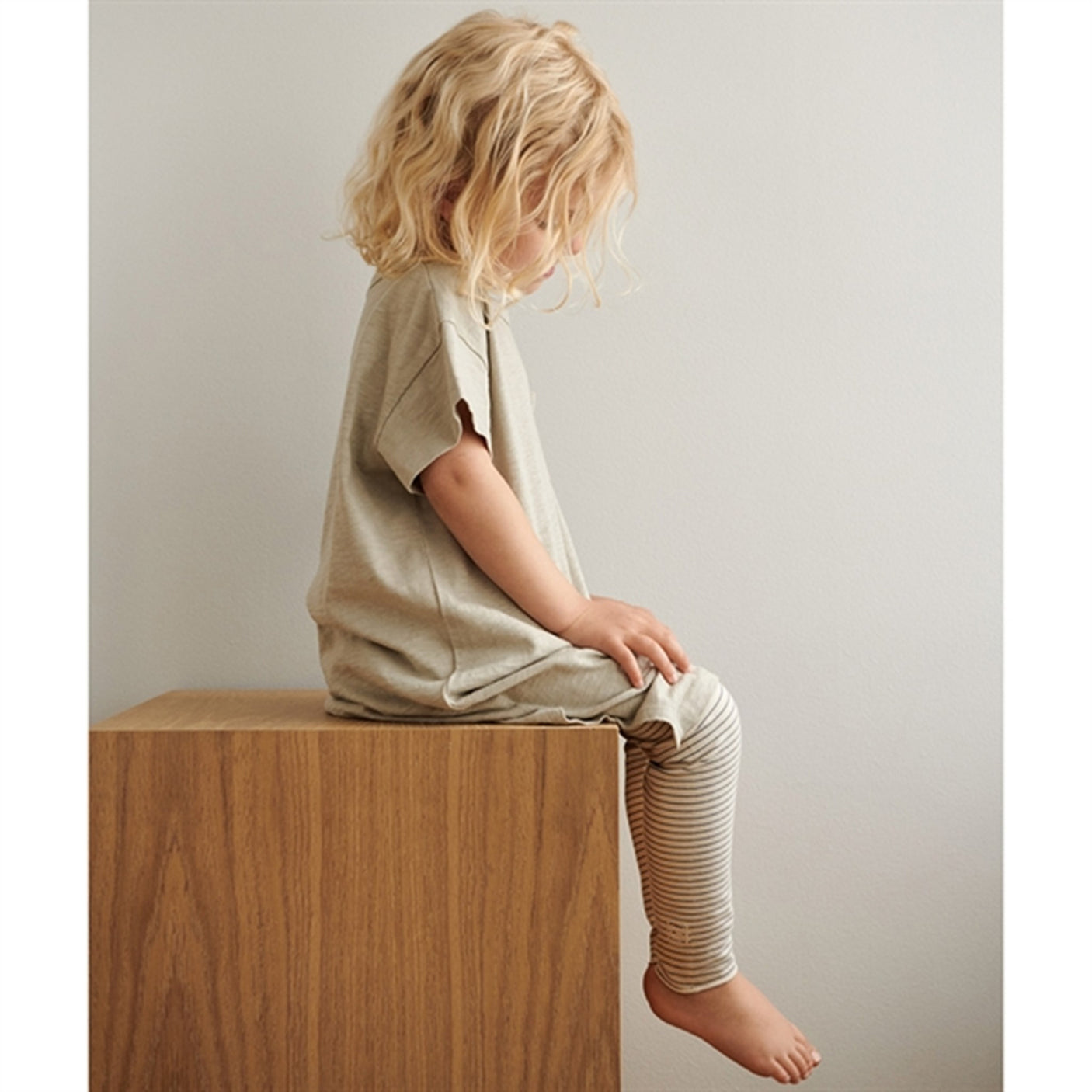 Liewood Marie Stripe Leggings Stripe Whale Blue/Sandy