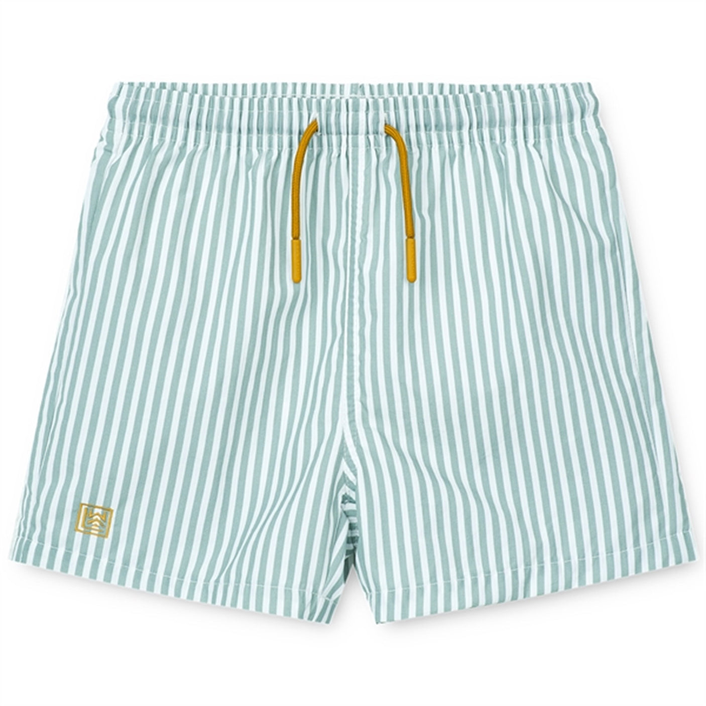 Liewood Duke Board Shorts Stripe Sea Blue/White