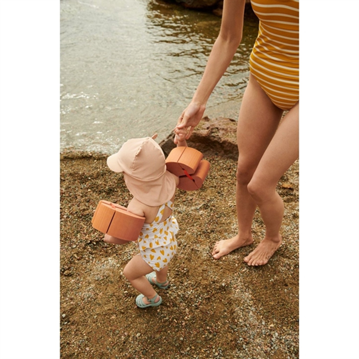 Liewood Senia Sun Hat Stripe Tuscany Rose Sandy