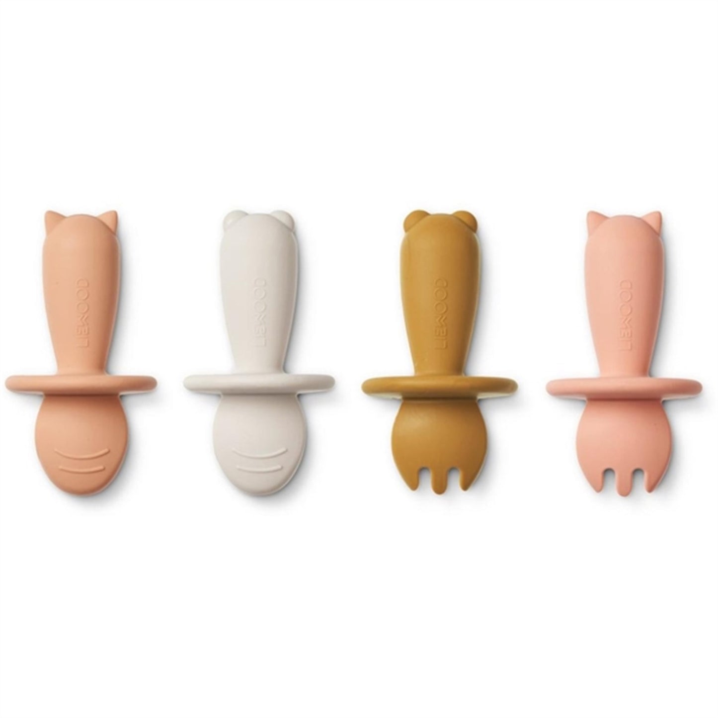 Liewood Avril Baby Cutlery 4-pack Tuscany Rose Multi Mix