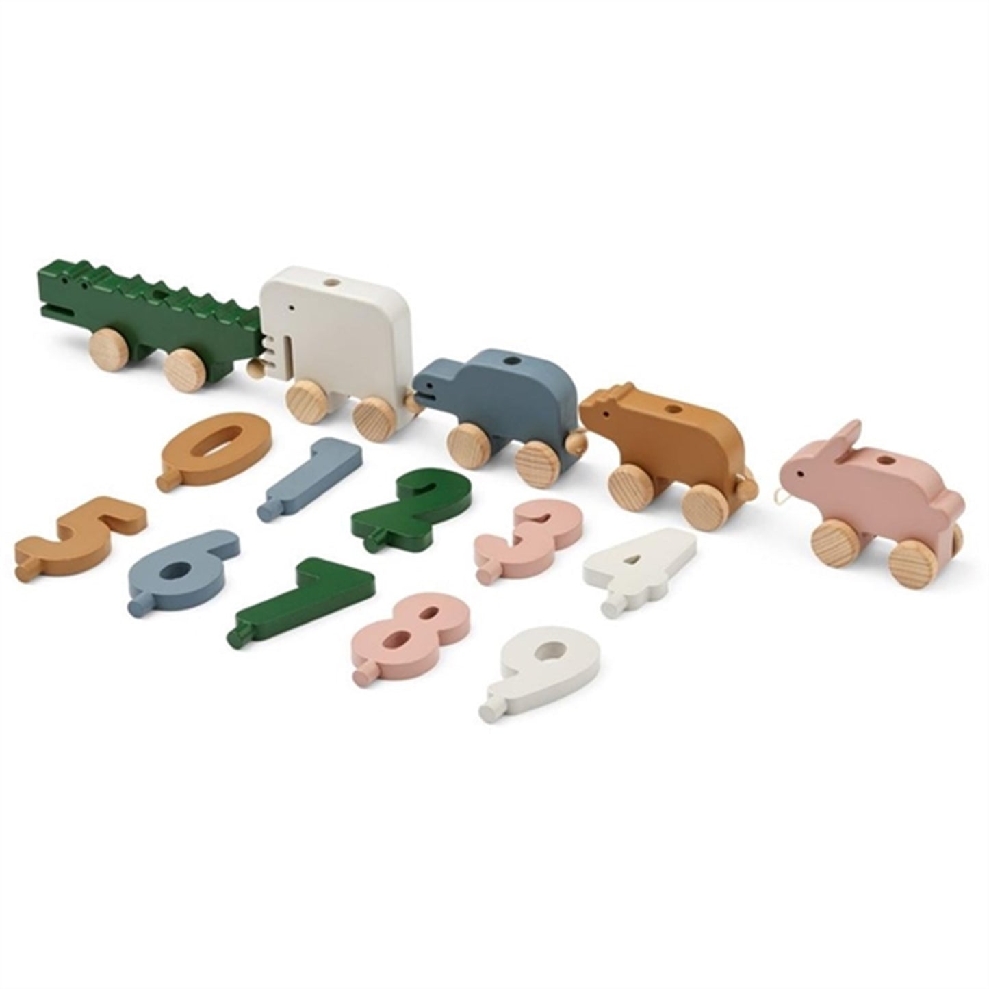 Liewood Sadrine Birthday Train Tuscany Rose Multi Mix