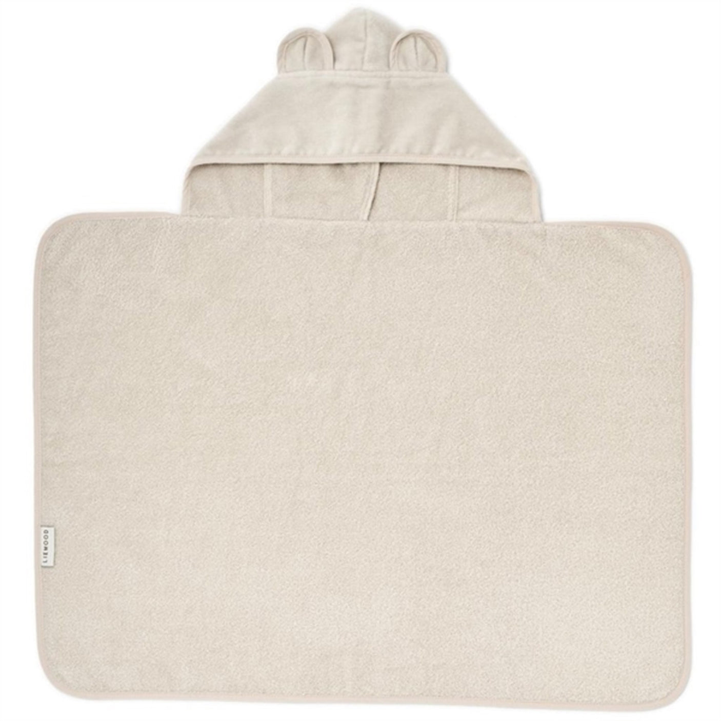 Liewood Vilas Baby Hooded Towel Sandy