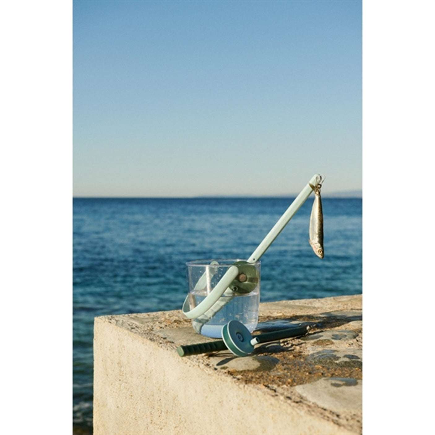 Liewood Cora Crab Rod Set Garden Green Mix