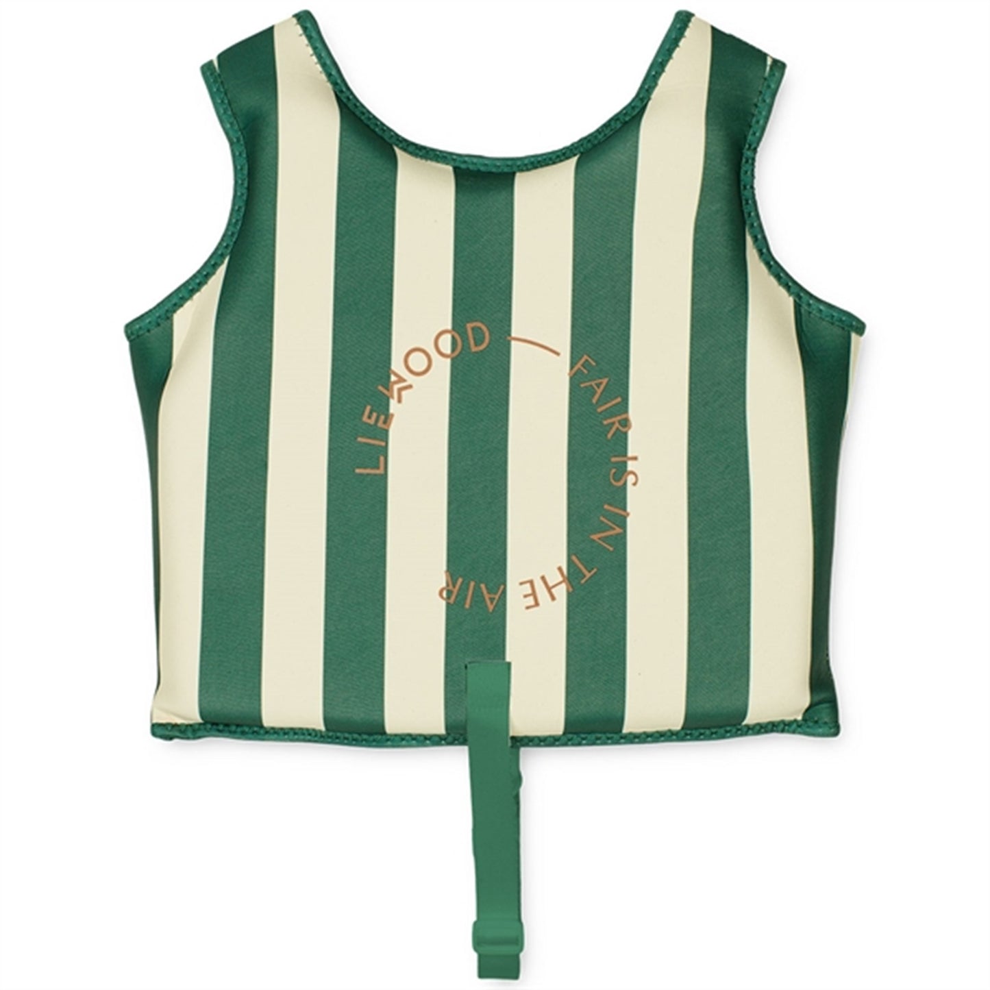 Liewood Dove Swim Vest Stripe Garden Green/Creme de la Creme
