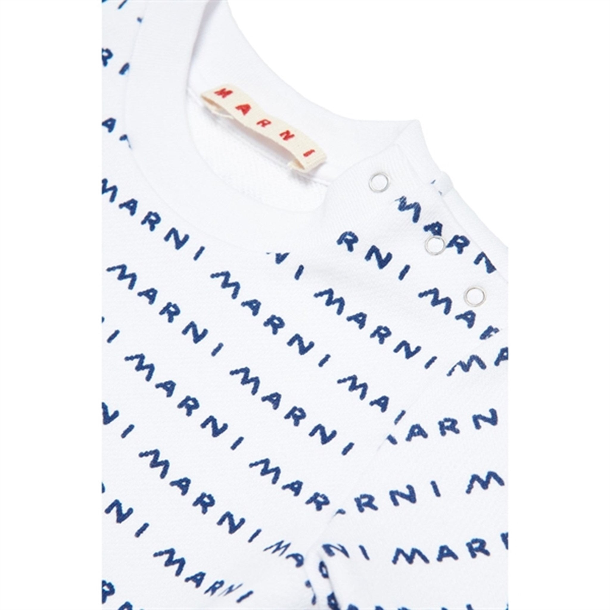 Marni White Logo Sweater 4