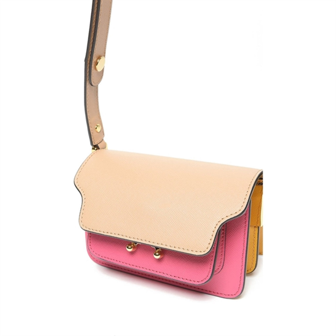 Marni Pompeii/Light Orchid/Pumpkin Shoulder Bag