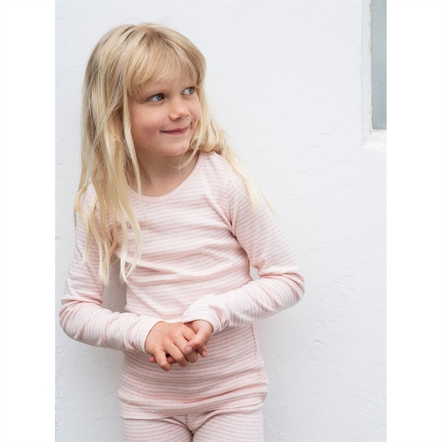 Serendipity Rosebud/Offwhite Stripe Leggings