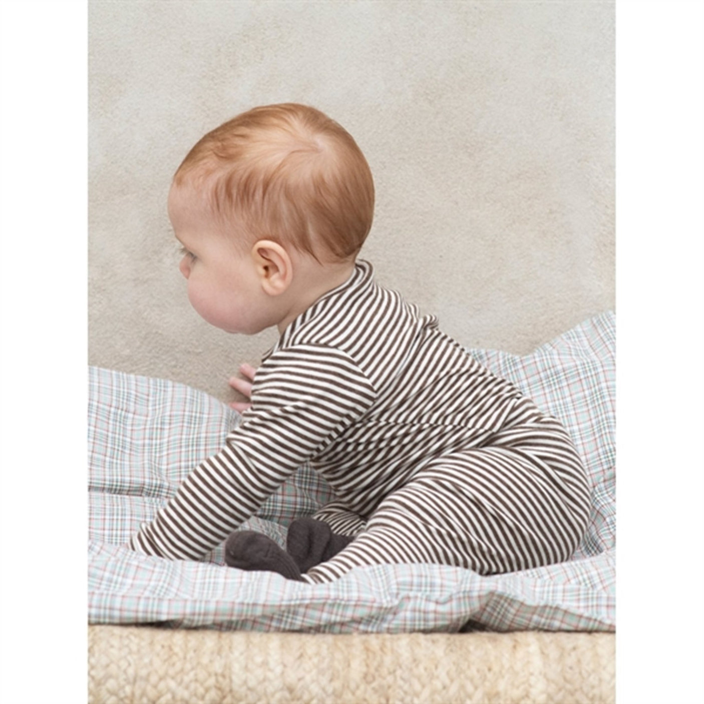 Serendipity Chestnut/Offwhite Baby Body Stripe